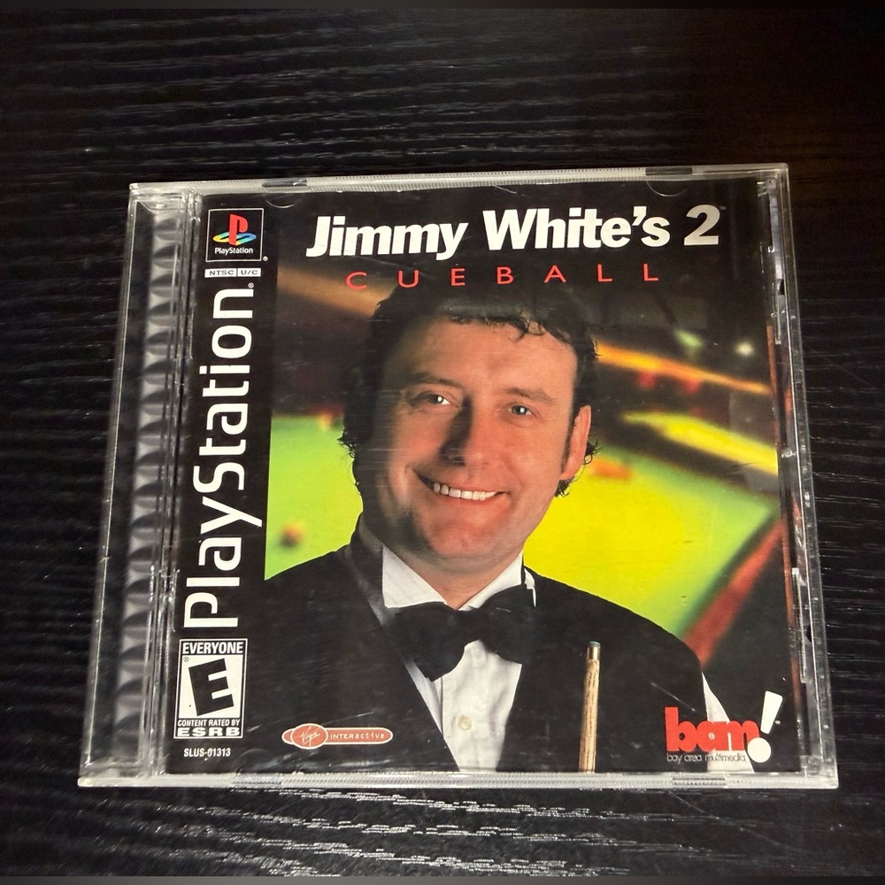 Jimmy White's 2 Cueball PlayStation Game (PS1) Tested and Works